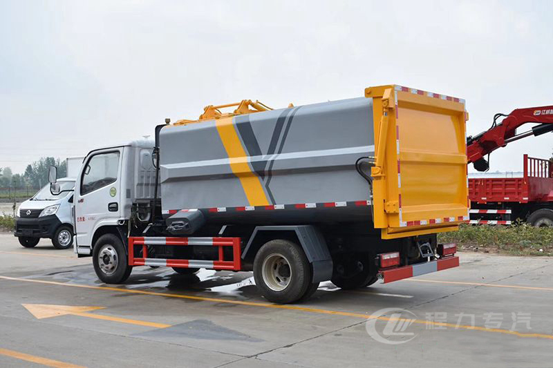 國六7方 藍牌東風D6 側裝壓縮垃圾車